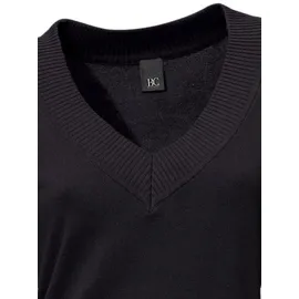 Heine V-Pullover Schwarz 48