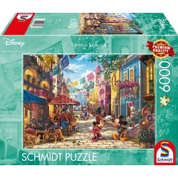 Schmidt Spiele Puzzle Disney, Mickey & Minnie in Mexico, 6000 Puzzleteile