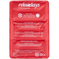 Relaxdays Kühlpad, Kalt Warm Kompresse, 25 x 36 cm,