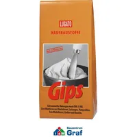 Lugato Gips 5,0 kg Modelliergips Naturgips nach DIN 1168 schneeweiß