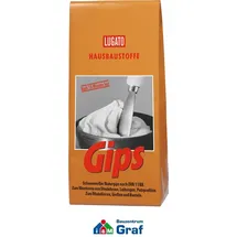 Lugato Gips 5,0 kg Modelliergips Naturgips nach DIN 1168 schneeweiß