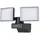 LUXULA LED Fluter Aluminium/Kunststoff 2x 15 W 3200 lm 4000 K 2 Köpfe schwarz