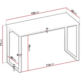 Mirjan24 Schreibtisch Sigma beige