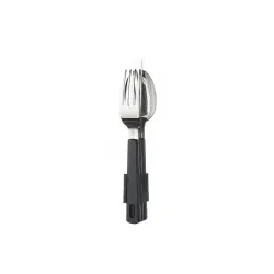 Mepal Besteck Set Campingbesteck, 3-teilig mit Halteclip, Kompaktes Picknickbesteck idealer Begleiter auf Reisen und in der Freizeit, Farbe: ocean blue
