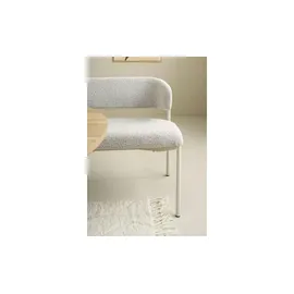 Schöner Wohnen Sitzbank Polsterbank Grau 163 x 80 x 56 cm
