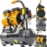 Druckluft Kompressor 6L 8 BAR 0.55kW Ölfrei Luftkompressor 2 Kolben Flüsterkompressor Abschaltautomatik