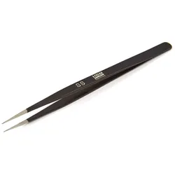 HBM Professionelle antimagnetische Edelstahl-Pinzette mit spitzem Schnabel LONG ST-29