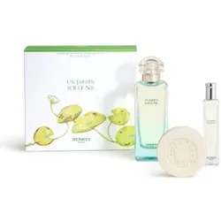 Hermes Nile 4-teiliges Set (100ml leichter Duft + 15ml leichter Duft + 50g Seife + Stoffbeutel)