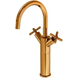Steinberg Serie 250 Waschtisch-Zweigriffarmatur, Badarmaturen, rose gold