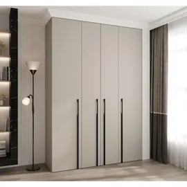 abiks möbel Drehtürenschrank COMO 170 x 245,5 x 40 cm Schwarz