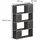 Vicco Raumteiler Eneos 80 x 124,5 x 24 cm Braun