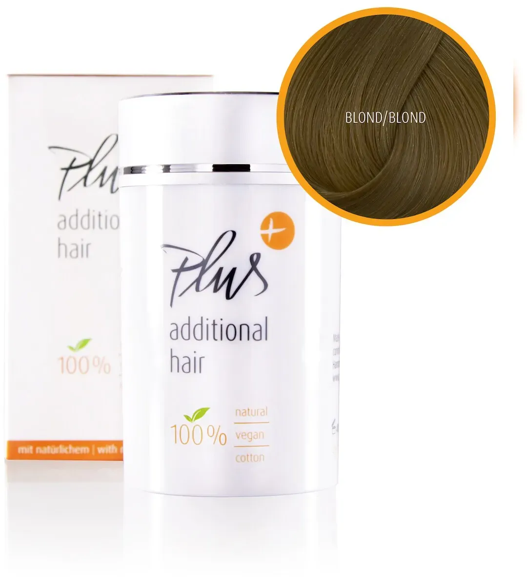 Plus additional Hair blond Haar Auffüller Schütthaar Streuhaar volles Haar