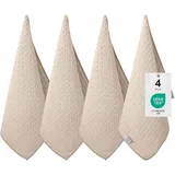 Moosfor Microfasertücher 4er-set Saugfähige Fusselfrei Küchentücher 40 X 70 Cm
