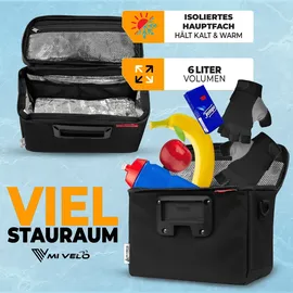 MIVELO Lenkertasche schwarz