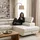 muffo Ecksofa WILD L Rechts mit Schlaffunktion 127x195 Velours Beige - Beige