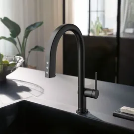 Hansgrohe Aqittura M91 Einhebelmischer Mattschwarz