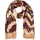 Stylebreaker Zick-Zack Schal in Braun-Dunkelbraun | Gr.: onesize