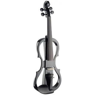 Stagg EVN X-4/4 BK Elektrische Violine, volle Größe, Schwarz