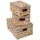 MCW Aufbewahrungsbox C23 21 x 40 x 30 cm 3-tlg. braun