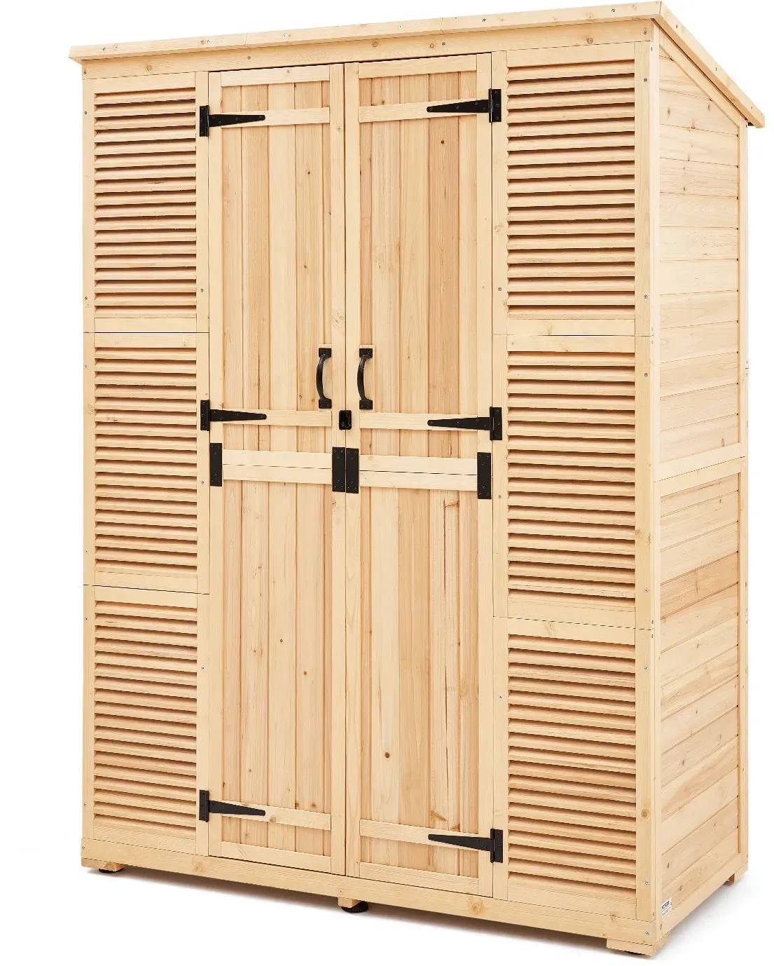 VEVOR Geräteschuppen Geräteschrank Gerätehaus Gartenschrank 1473x680x1980mm