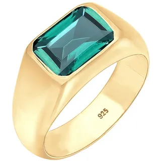 Elli PREMIUM - Siegelring Edelstein Trend Statement 925 Silber Ringe Damen (89.99 € / )