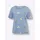 Sieh an! Kurzarm-Shirt in bleu-weiß-bedruckt | Gr.: 54
