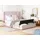 Beliani Noyers 180 x 200 cm Pastellrosa
