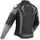 BERING Snap Lederjacke Schwarz/Grau/Rot 40