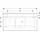 Geberit Option Plus 135x70cm, Alu elox., dir./ind. Beleucht.