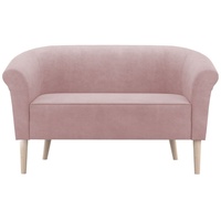 MIRJAN24 Sofa Espero II, Füße aus Buchenholz, 2-Sitzer rosa