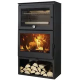 PANADERO Kaminofen »Gourmet«, schwarzmetallic, Stahl, 7,1 kW