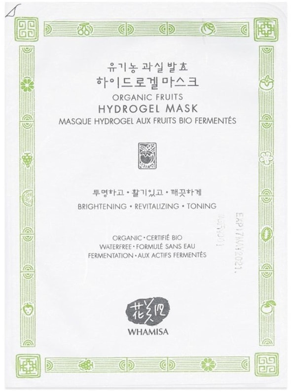 WHAMISA Bio-Früchte-Hydrogel-Maske in einem Blatt Bio-Früchte-Hydrogel-Maske Tuchmasken 33 g