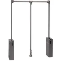 Emuca - Abklappbare Kleiderstange für Garderoben Sway, Kleiderlift für