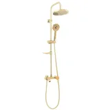 REA REA-P7006 - Duschset mit Mischbatterie LUIS in Gold - Gold