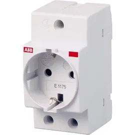 ABB Hutschienen-Steckdose E1175 Grau