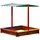 Dobar Sandkasten XL mit Dach (94355FSC)