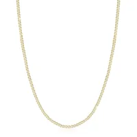 ELLI PREMIUM Halskette Damen, mit Anhänger Basic Klassisch in 375 Gelbgold