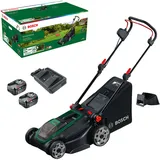 Bosch Garten Akku-Rasenmäher ROTAK 18V2-43 mit 2x Akku 4 Ah - im Karton - 06008B9L00