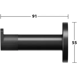 Keuco Plan Handtuchhaken Schwarz 14911370000