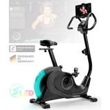 Sportstech Ergometer ESX600s | 10 KG Schwungmasse | 360° Tablet-Halterung - Schwarz