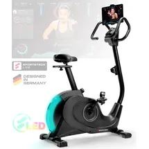 Sportstech Ergometer ESX600s | 10 KG Schwungmasse | 360° Tablet-Halterung - Schwarz