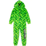 Minecraft Onesie Pixelated Creeper Sleepsuit Gamer Geschenk für Jungen 10-11 Jahre - 10-11 Jahre