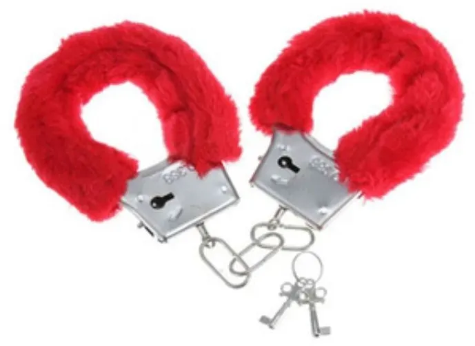 DIABLO PICANTE - PLEASURE FURRY HANDSCHELLEN ROT