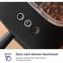 Philips Baristina Espressomaschine BAR320/60 mit Bean Swap Schwarzgrau / Schwarz