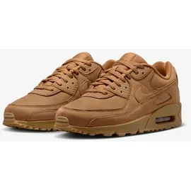 Nike Air Max 90 Herren Weite E Flax/Wheat-Gum Light Brown 42