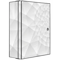 Banjado XXL Medizinschrank Abschliessbar 35x46x15cm Arzneischrank Anthrazit Aus Metall