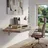 MCW Wandtisch MCW-H48, Wandklapptisch Wandregal Tisch, klappbar Massiv-Holz ~ 100x50cm naturfarben