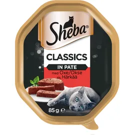 Sheba Classics mit Rindfleisch Tablett 22 x 85 g