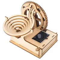 JAWSEU 3D Holzpuzzle, Murmelbahn 3D Puzzle Holz Modellbausatz Puzzles für Teenager und Erwachsene, 3D Puzzle Kugelbahn Holz Smart Games Geschenk Knobelspiele