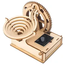 JAWSEU 3D Holzpuzzle, Murmelbahn 3D Puzzle Holz Modellbausatz Puzzles für Teenager und Erwachsene, 3D Puzzle Kugelbahn Holz Smart Games Geschenk Knobelspiele